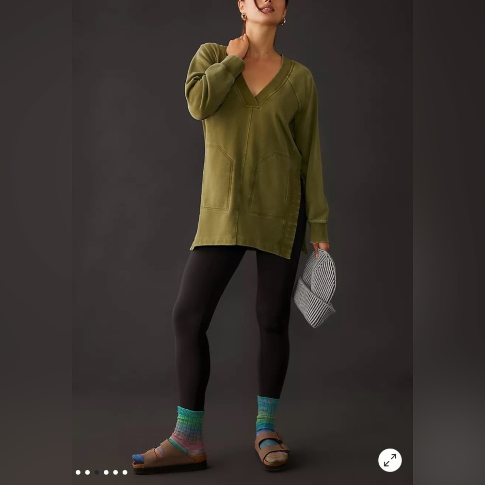 Daily Practice by Anthropologie Cutout Tunic Sweater